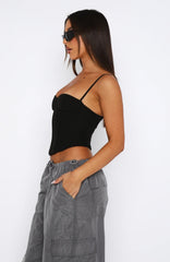 In The Morning Bustier Black