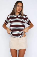 Silent Heartbeat Faux Suede Mini Skort Oat