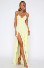 Summer Solstice Maxi Dress Lemon