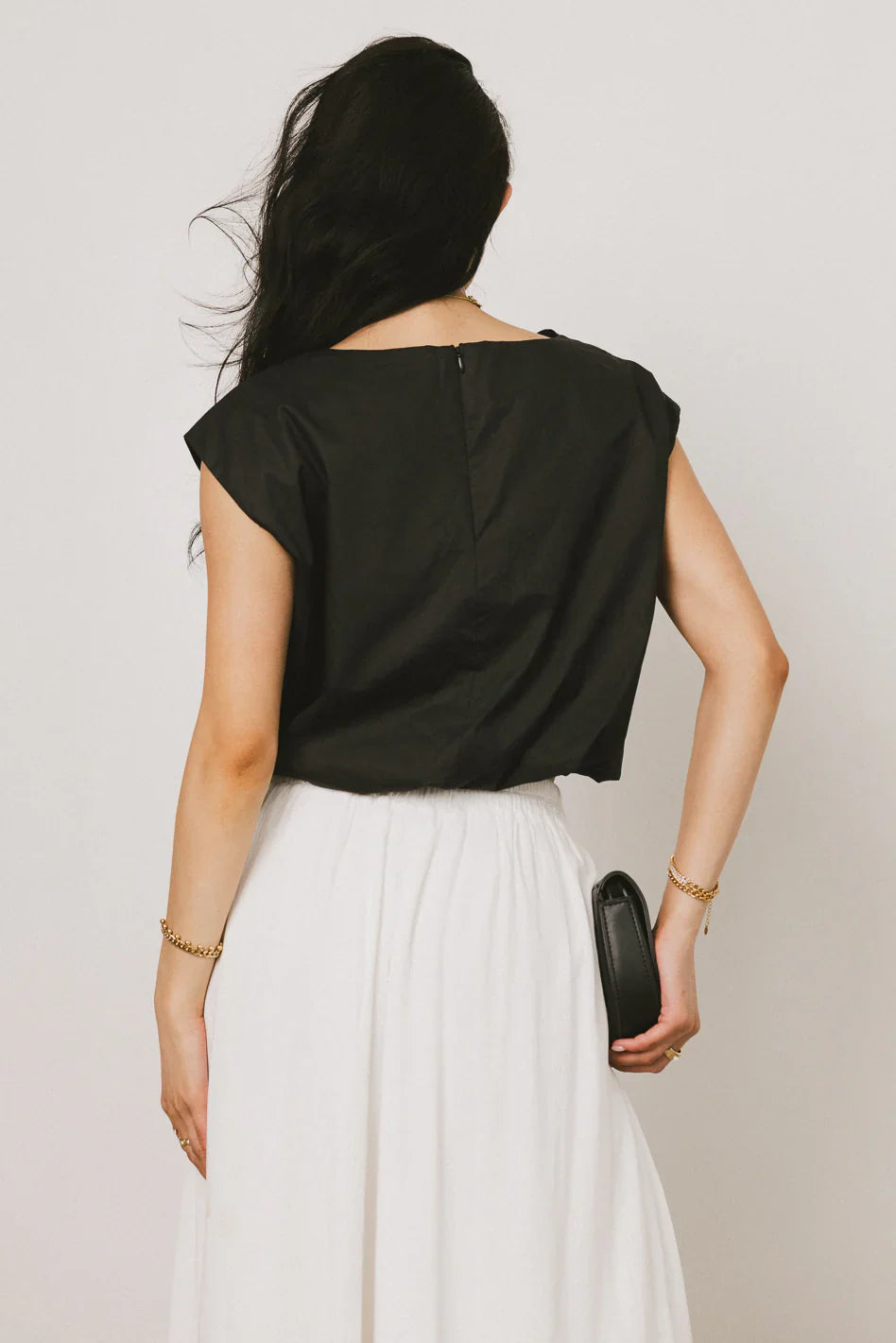 Rich Bubble Top in Black