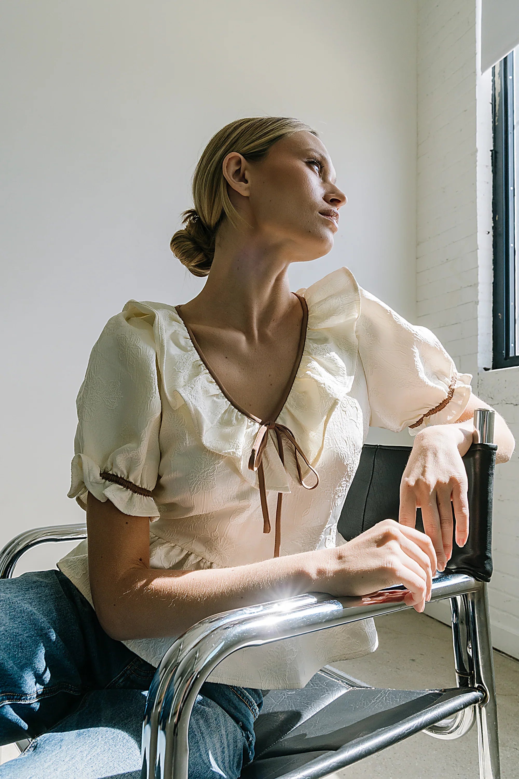 Jozie Contrast Blouse