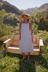 Trevor Gingham Midi Dress