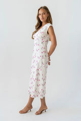 Brinkley Floral Maxi Dress in Berry