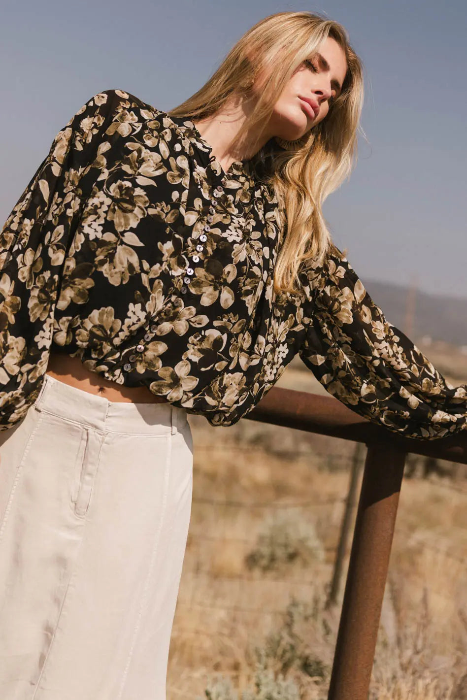 Yasmeen Blouse in Black