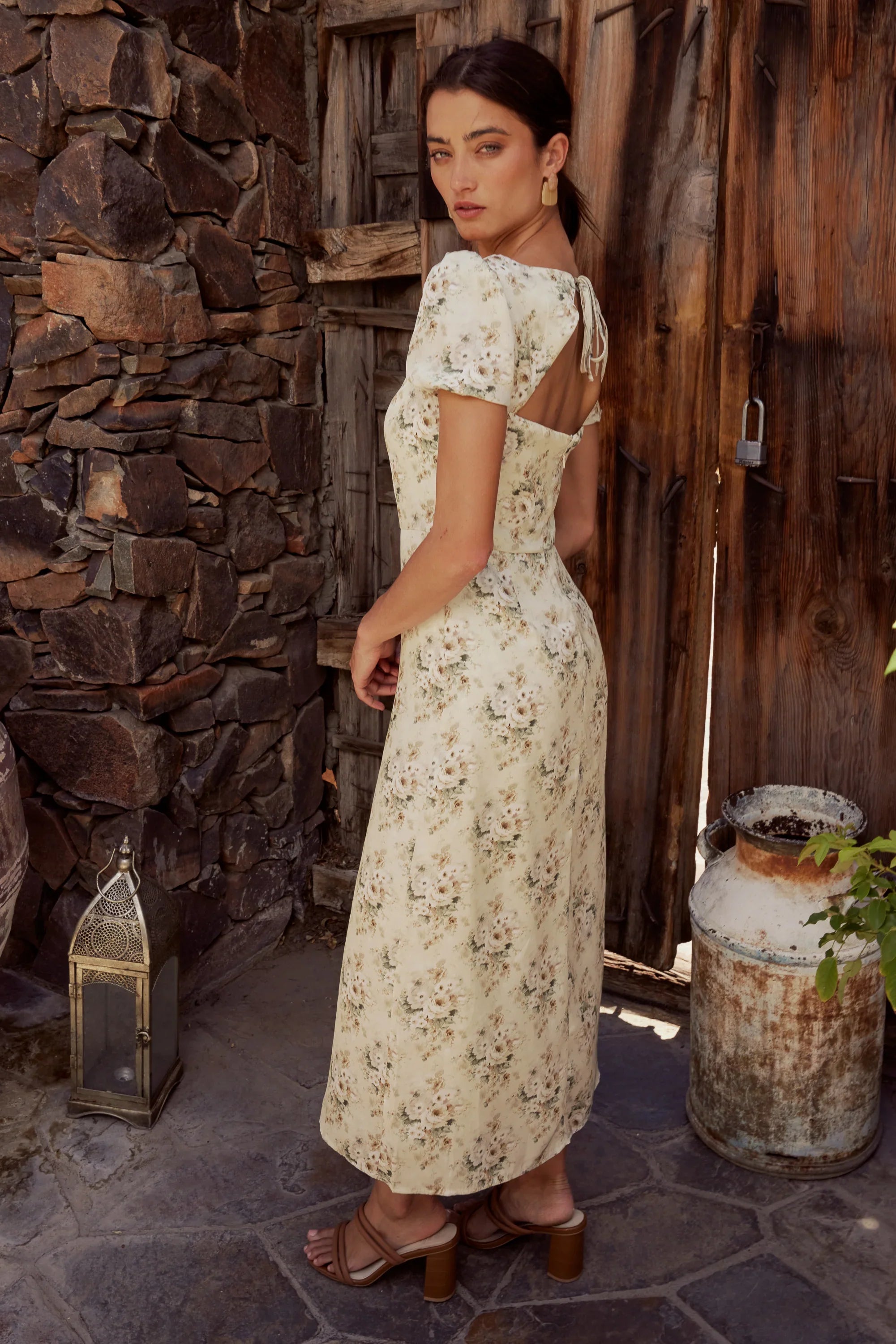 Ayden Floral Midi Dress