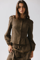 Keira Gingham Blouse